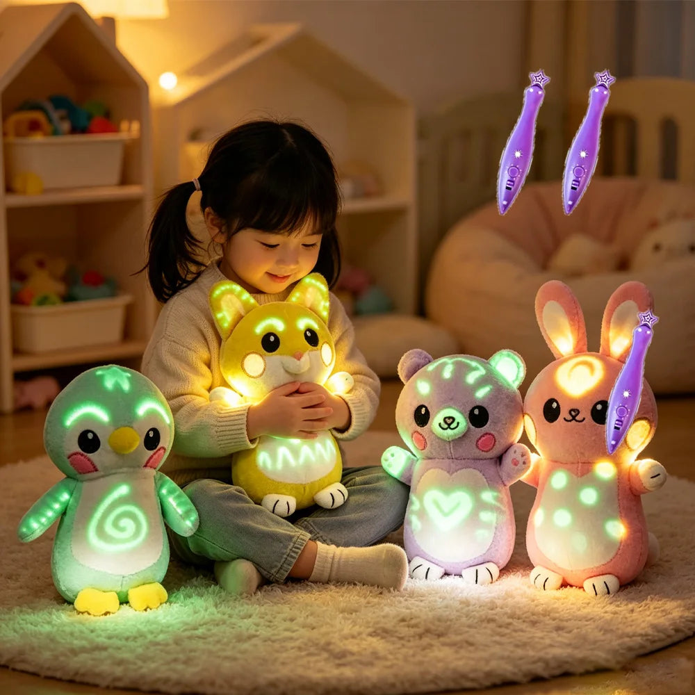 Glow Drawing Cuddly Toy
