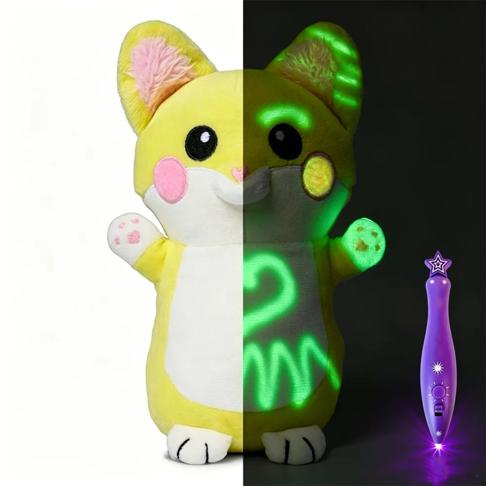 Glow Drawing Cuddly Toy