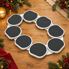Expandable 8-Tray Table Server overhead product photograph